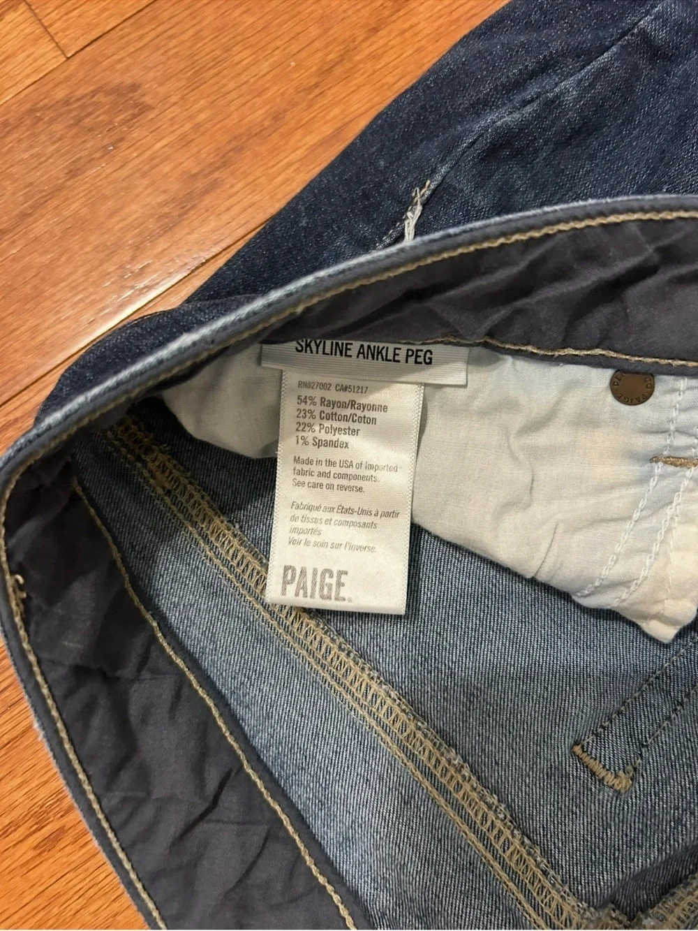 PAIGE Distressed Skinny Jeans Women's Size 29 Premium Designer Stretch Denim